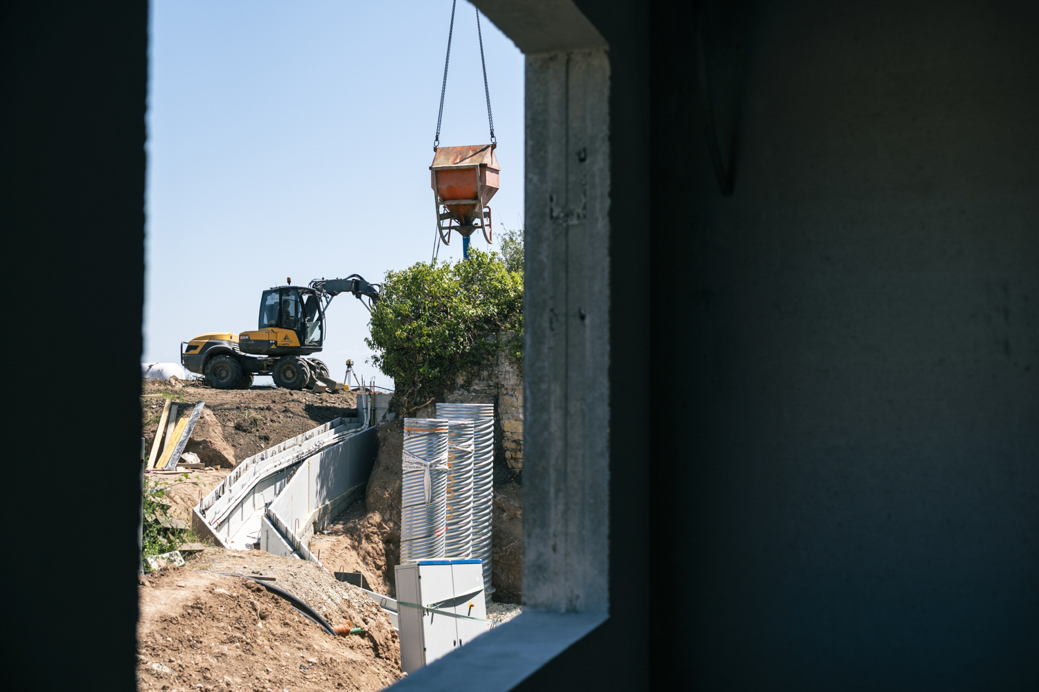 Reportage Suivi de chantier construction Gros oeuvre